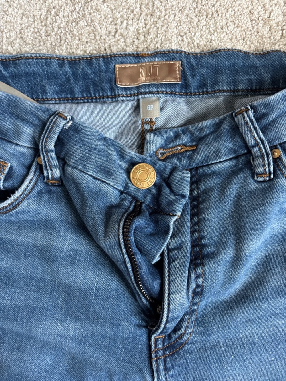 Kut from the Kloth Light Blue Wide Leg Jeans
